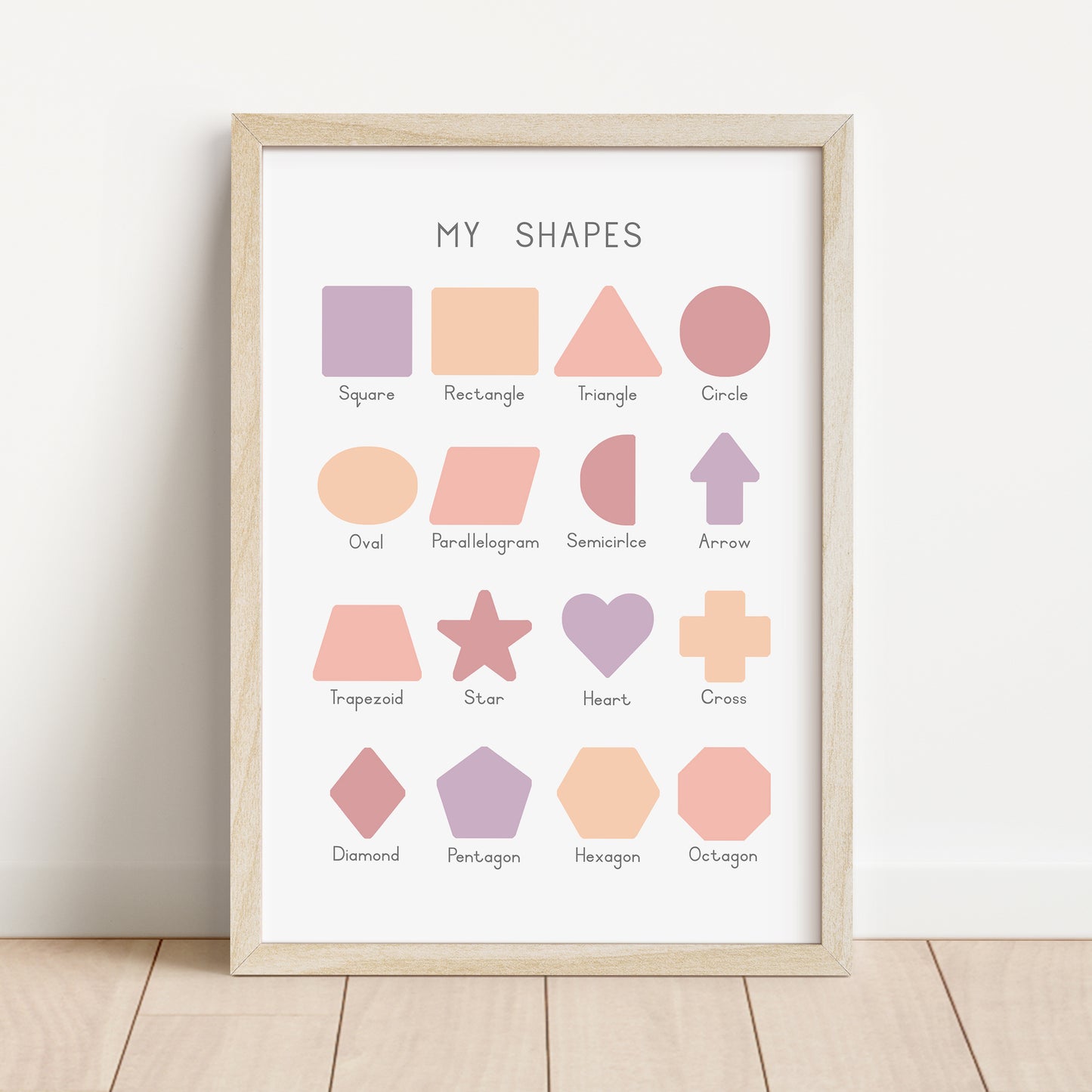 Shapes - Printable Wall Art - Instant Download
