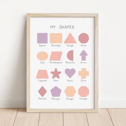Shapes - Printable Wall Art - Instant Download