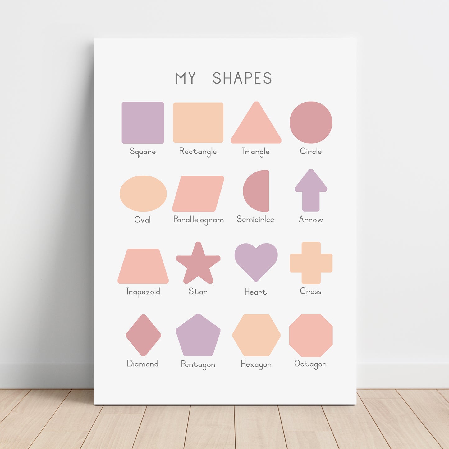 Shapes - Printable Wall Art - Instant Download