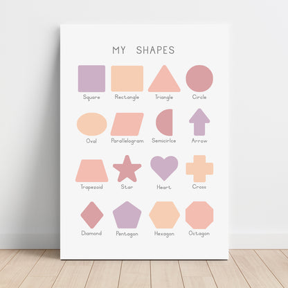 Shapes - Printable Wall Art - Instant Download