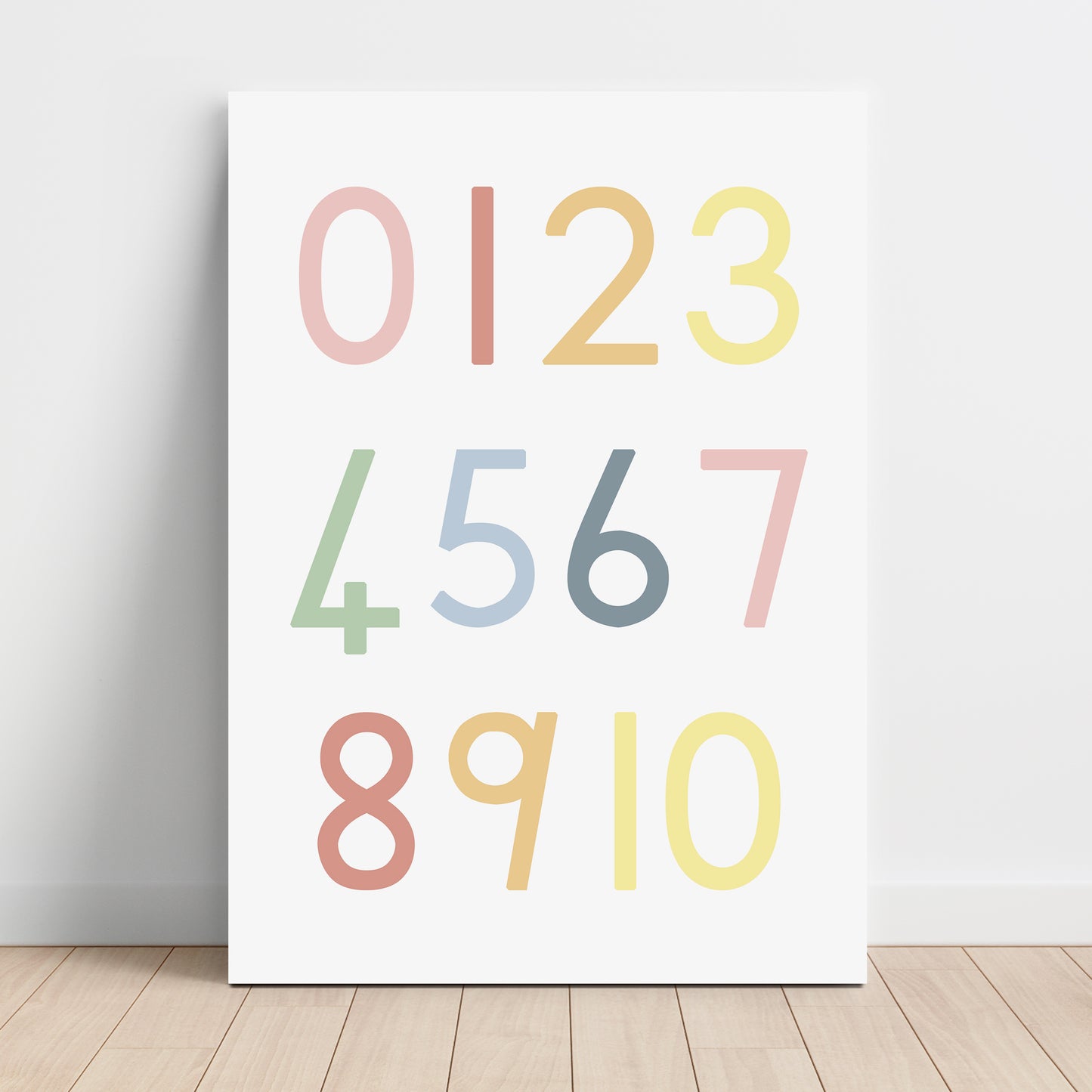 Numbers - Printable Wall Art - Instant Download