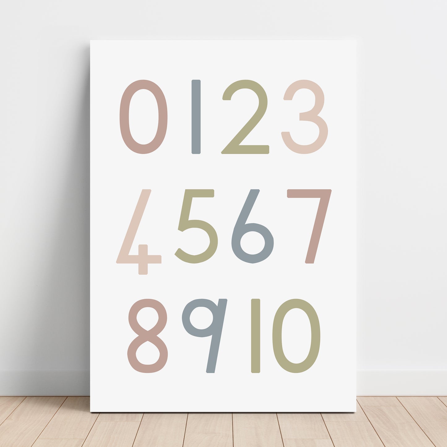 Numbers - Printable Wall Art - Instant Download
