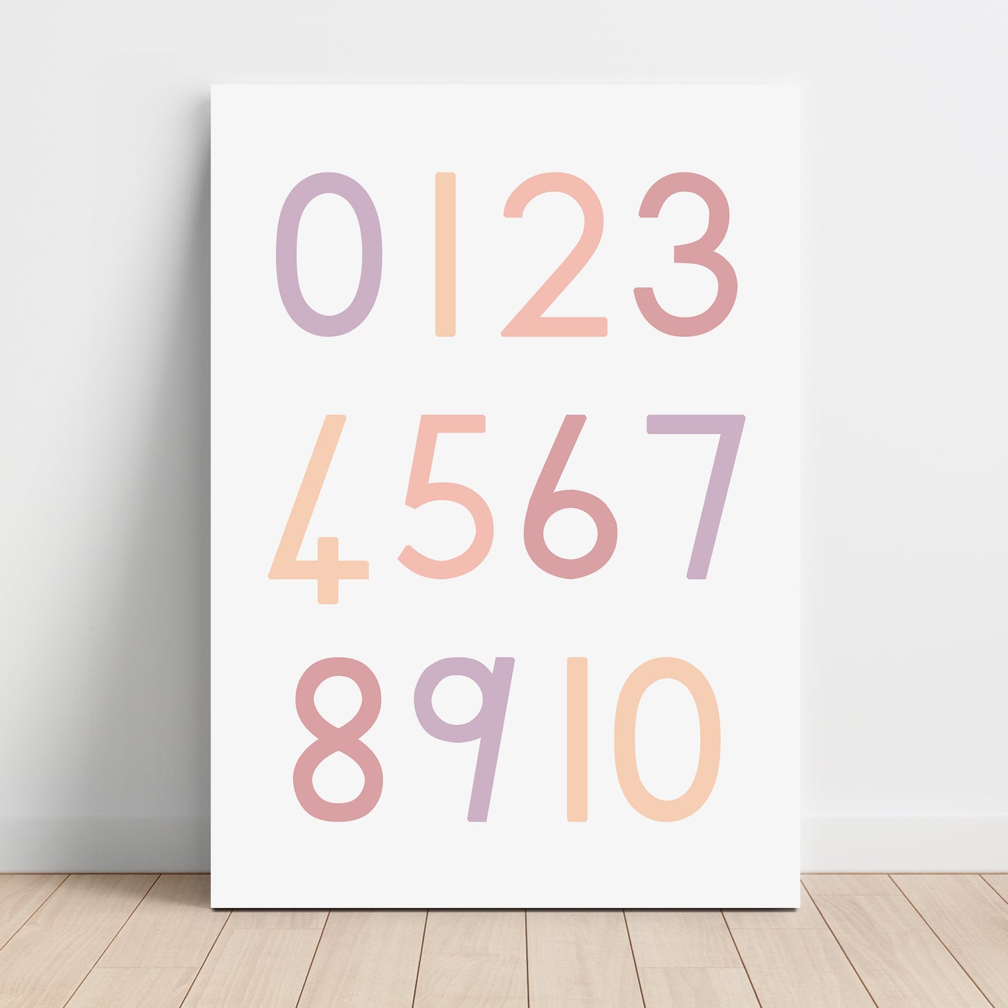 Numbers - Printable Wall Art - Instant Download