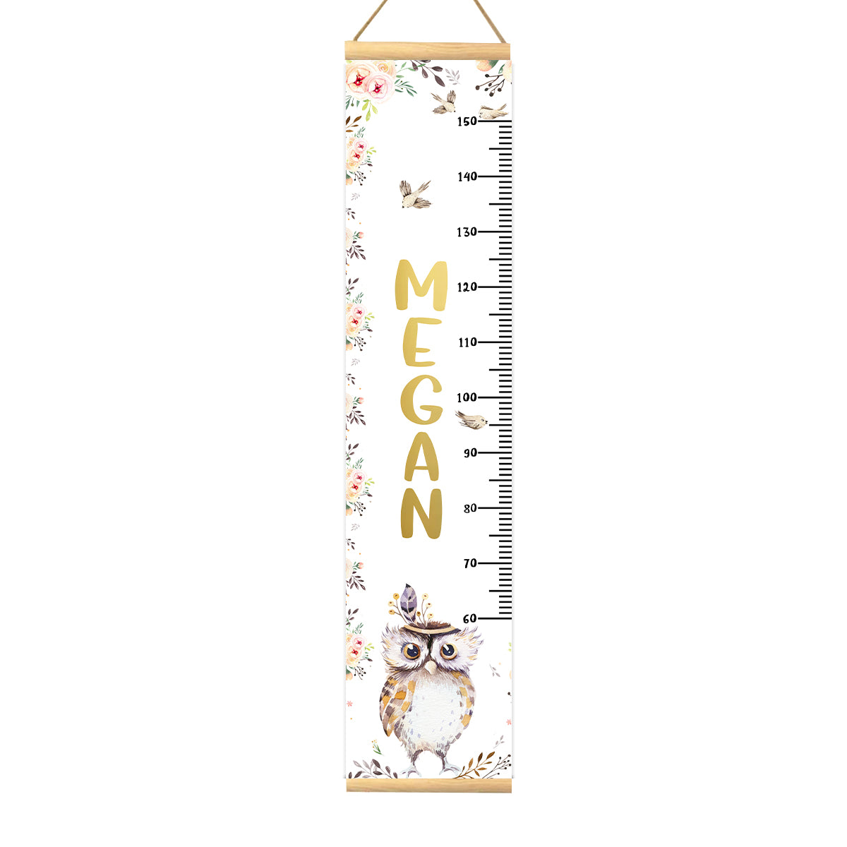 Height Chart – Owl and Baby Birds | Growth Chart