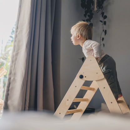 Pikler Triangle | Montessori Climbing Frame with Optional Slide