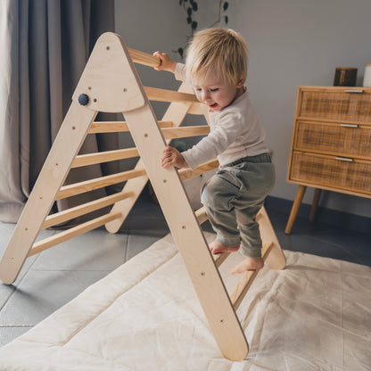 Pikler Triangle | Montessori Climbing Frame with Optional Slide