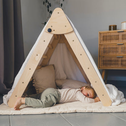 Pikler Triangle | Montessori Climbing Frame with Optional Slide