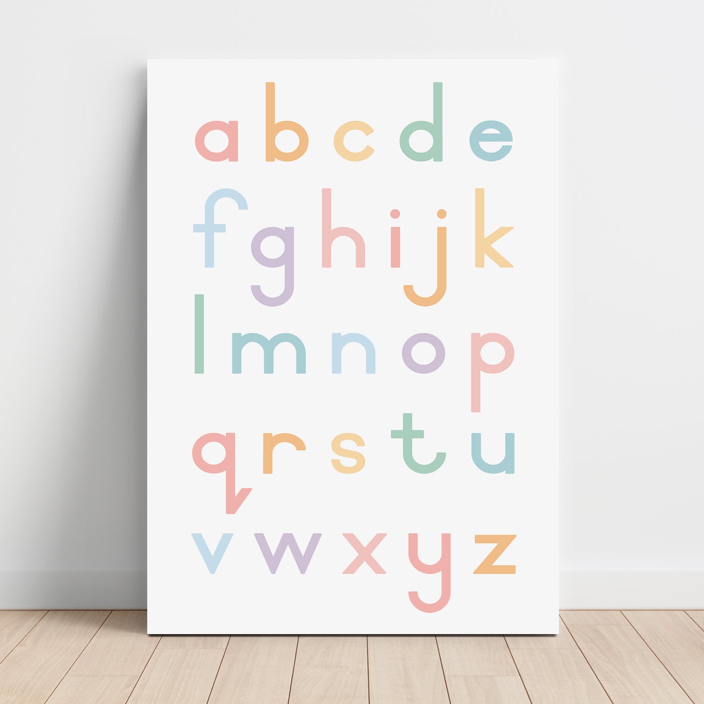 Alphabet Lower Case - Printable Wall Art - Instant Download