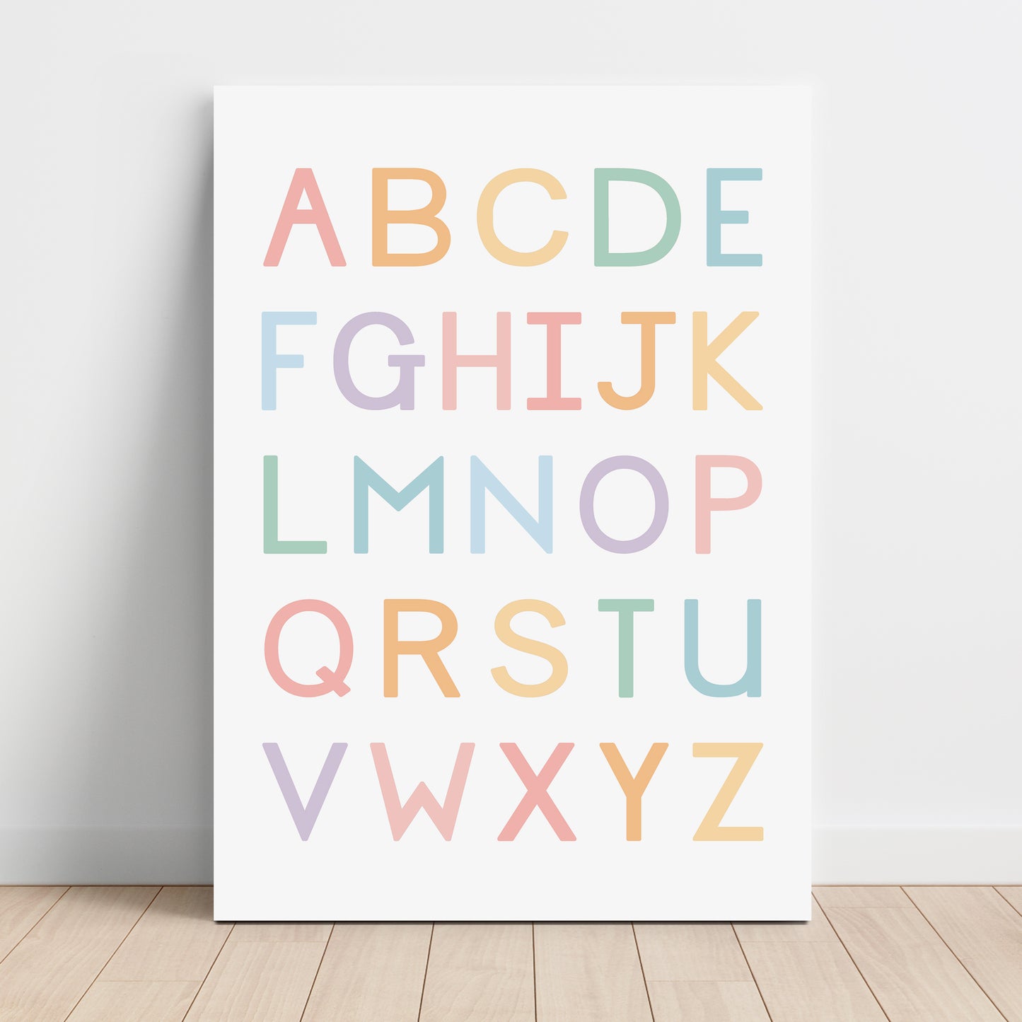 Alphabet Capitals - Printable Wall Art  - Instant Download