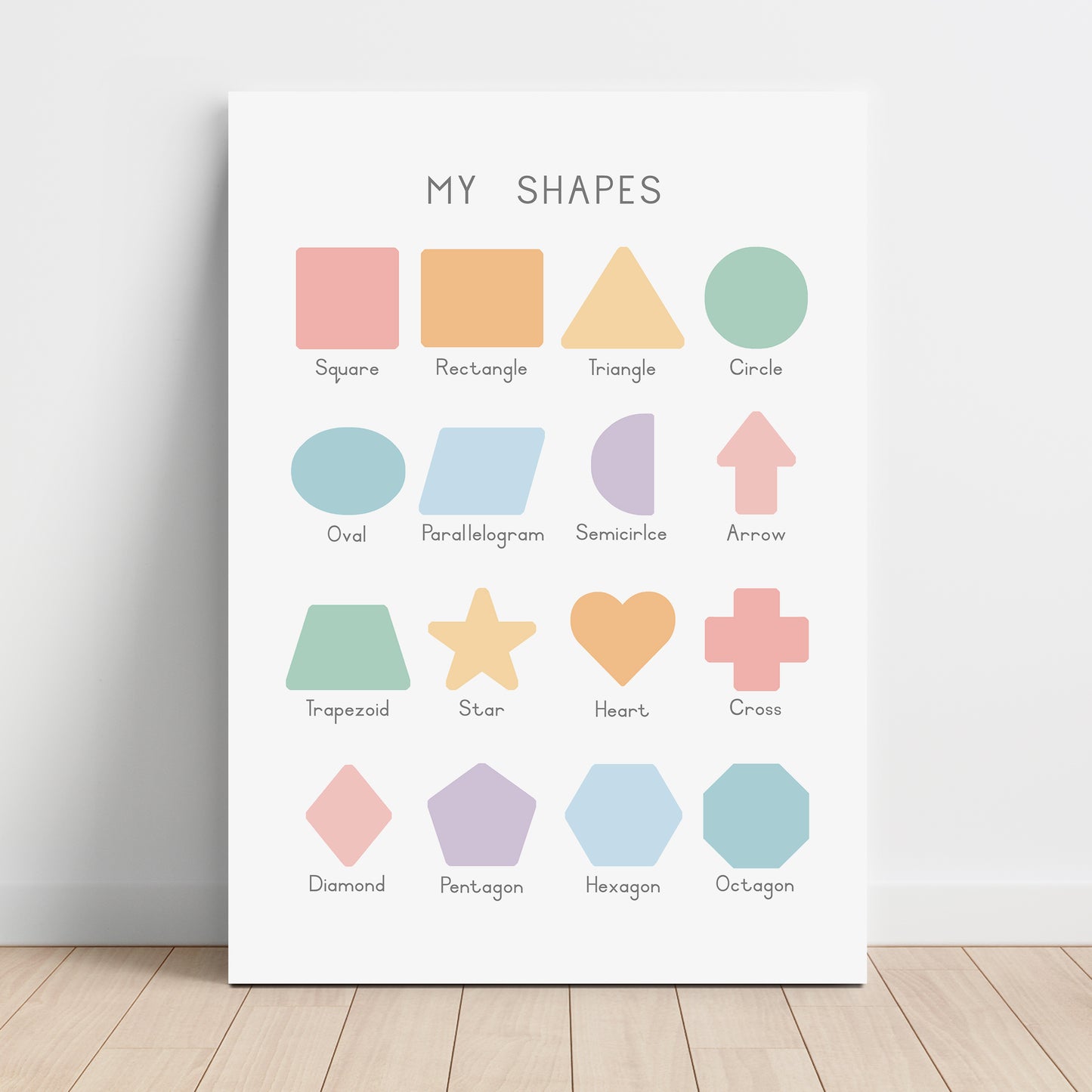 Shapes - Printable Wall Art - Instant Download