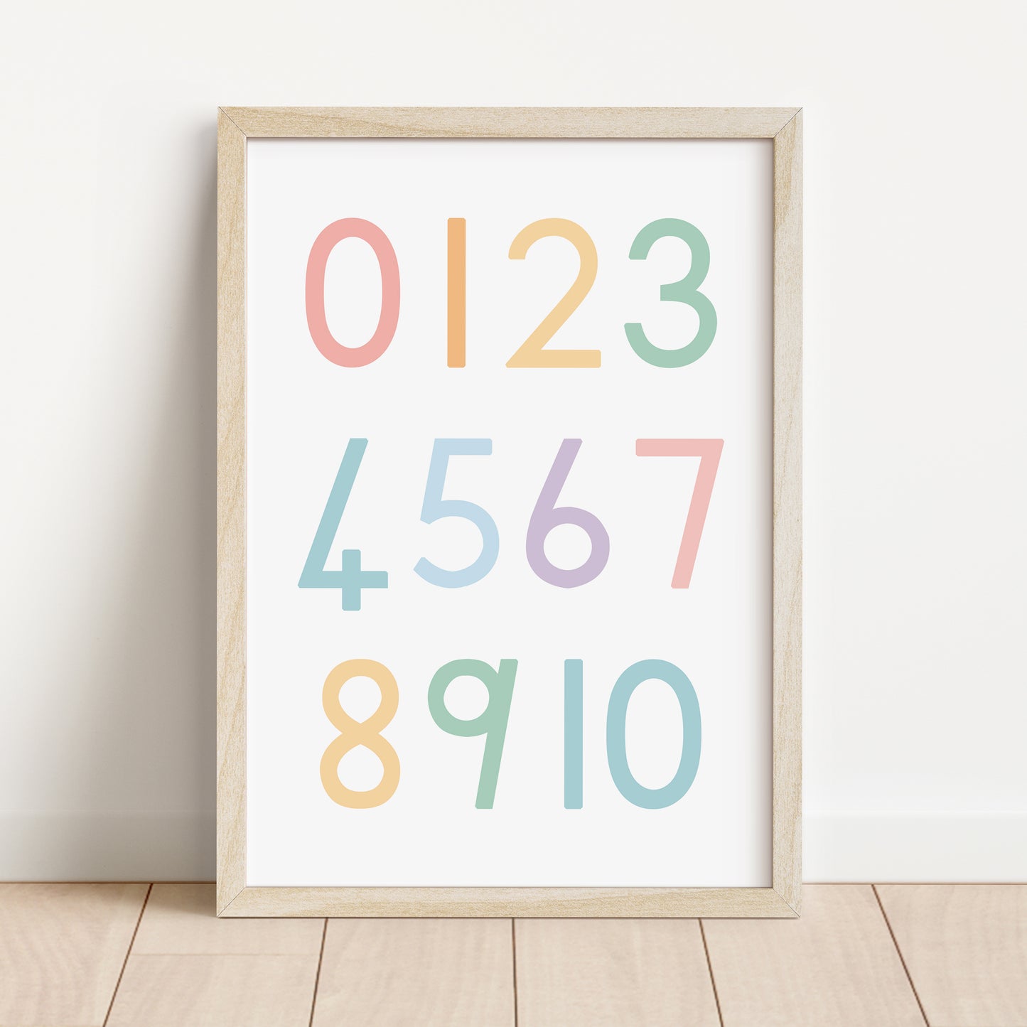 Numbers - Printable Wall Art - Instant Download