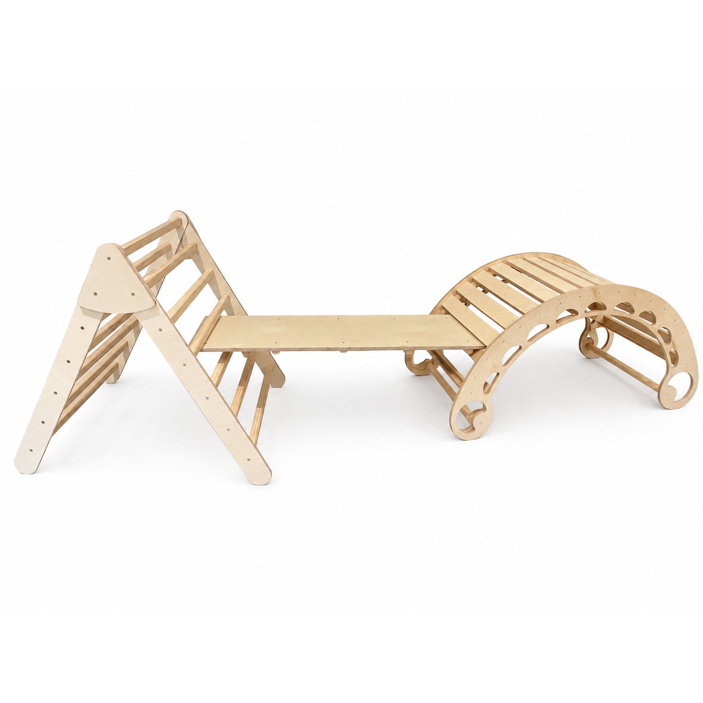 Pikler Triangle | Montessori Climbing Frame with Optional Slide