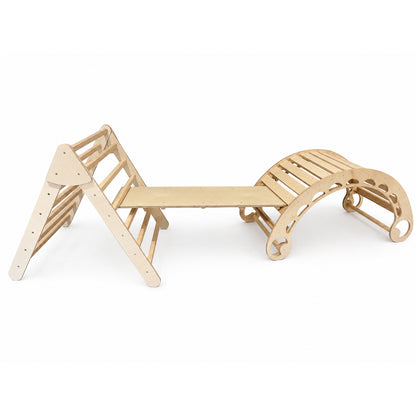 Pikler Triangle | Montessori Climbing Frame with Optional Slide