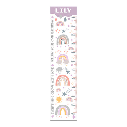 Height Chart – Rainbow - Purple | Growth Chart