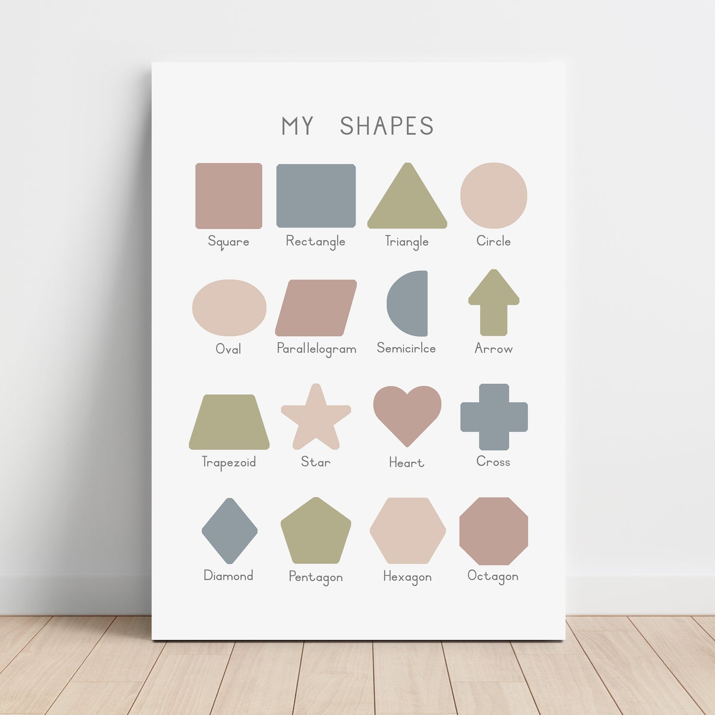 Shapes - Printable Wall Art - Instant Download