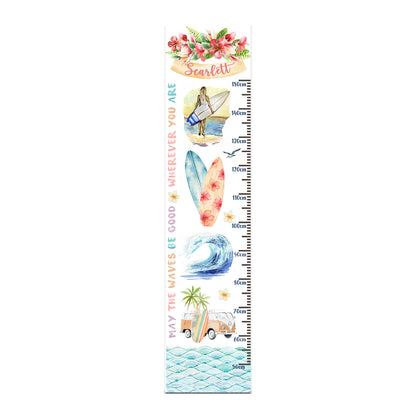 Height Chart – Surf – Girl | Growth Chart
