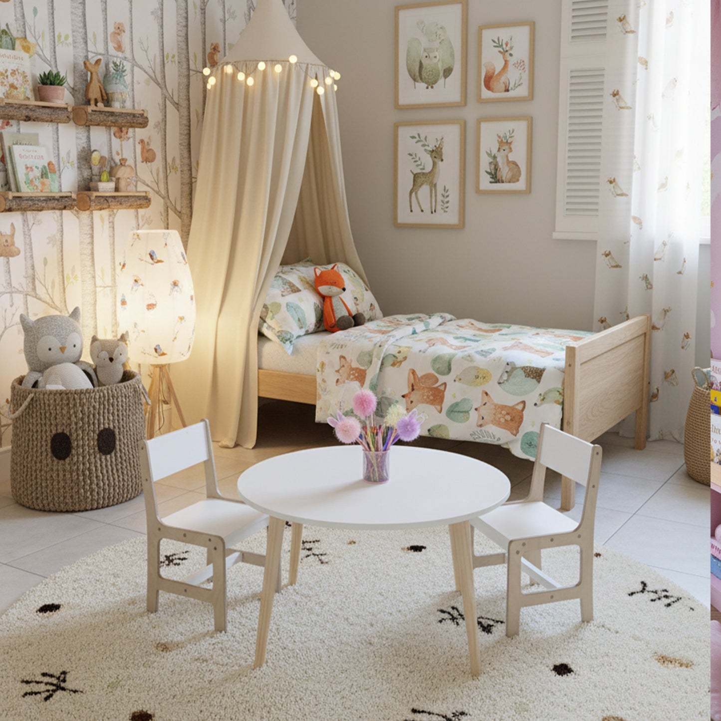 The Luna Kids Table & Chair Set | Wooden Children’s Furniture