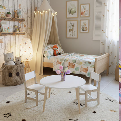 The Luna Kids Table & Chair Set | Wooden Children’s Furniture