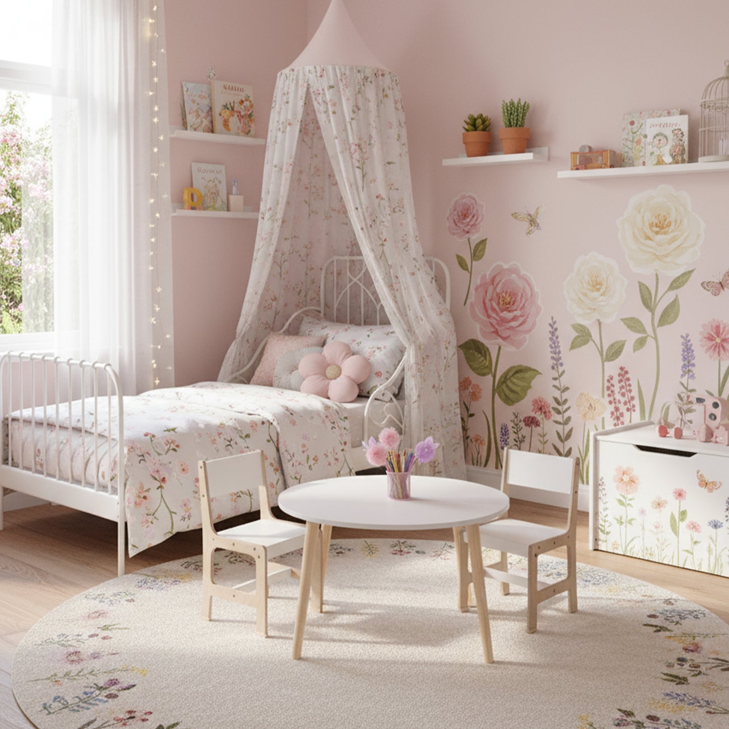 The Luna Kids Table & Chair Set | Wooden Children’s Furniture