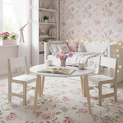The Luna Kids Table & Chair Set | Wooden Children’s Furniture