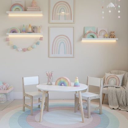 The Luna Kids Table & Chair Set | Wooden Children’s Furniture