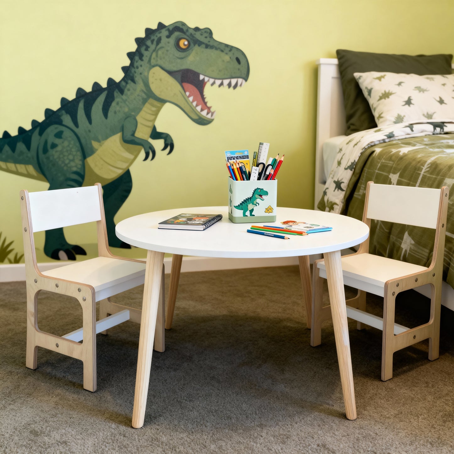 The Luna Kids Table & Chair Set | Wooden Children’s Furniture
