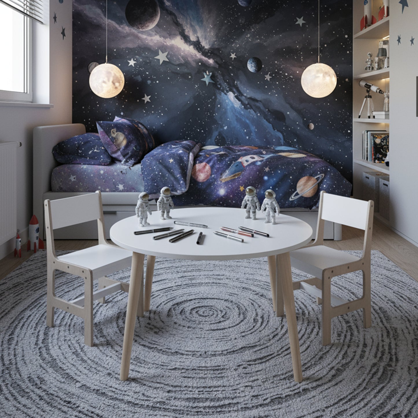 The Luna Kids Table & Chair Set | Wooden Children’s Furniture