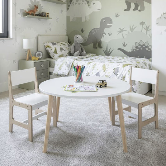 The Luna Kids Table & Chair Set | Wooden Children’s Furniture