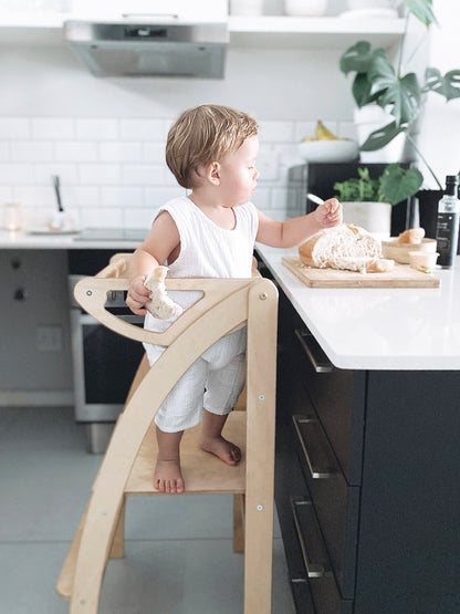 Learning Tower – Foldable Montessori Kitchen Helper for Toddlers