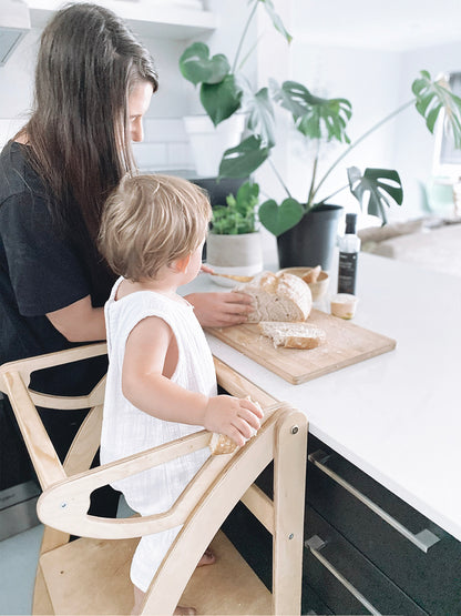 Learning Tower – Foldable Montessori Kitchen Helper for Toddlers