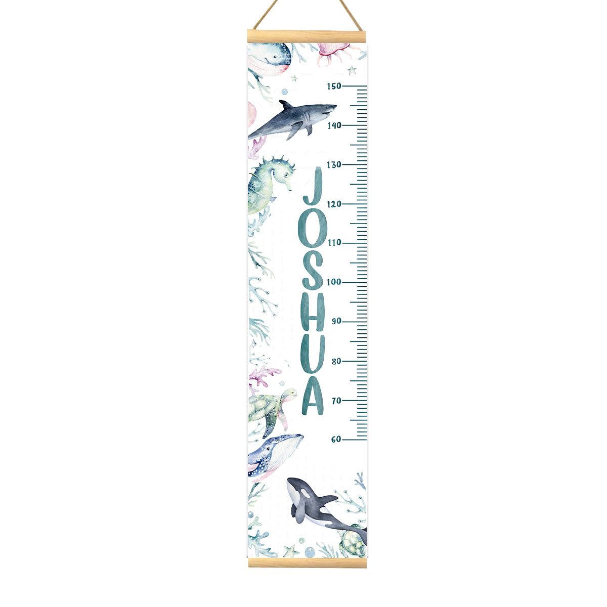 Height Chart – Under the Sea – Blue | Growth Chart