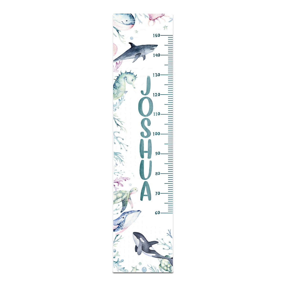 Height Chart – Under the Sea – Blue | Growth Chart