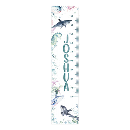 Height Chart – Under the Sea – Blue | Growth Chart