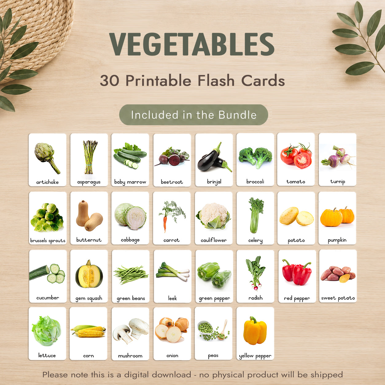 Montessori 3 Part Cards Big Bundle – English - Instant Download
