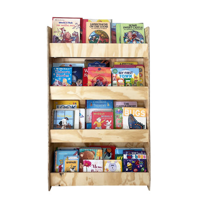 Montessori Standing Wall Bookshelf | Extra Large | Kids Bookshelf