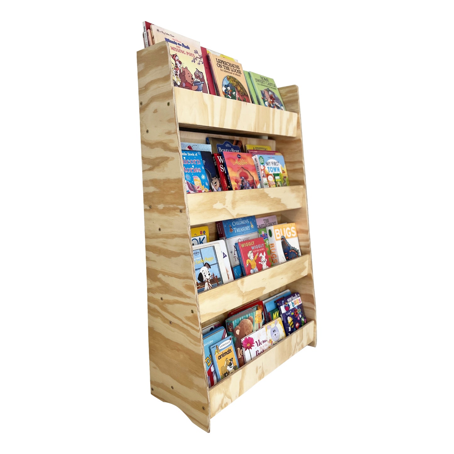Montessori Standing Wall Bookshelf | Extra Large | Kids Bookshelf