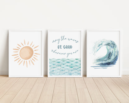 Waves - Printable Wall Art - Instant Download
