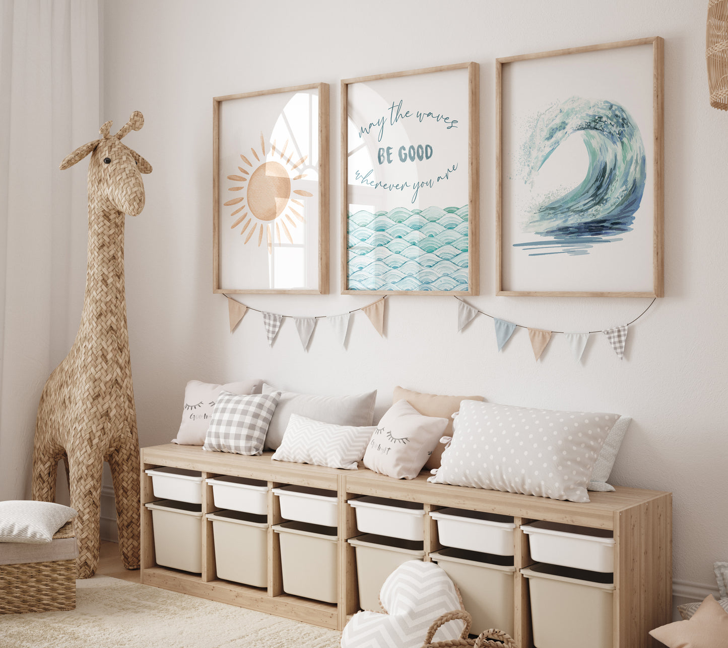 Waves - Printable Wall Art - Instant Download