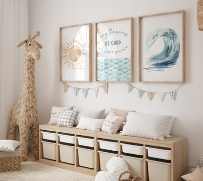 Waves - Printable Wall Art - Instant Download