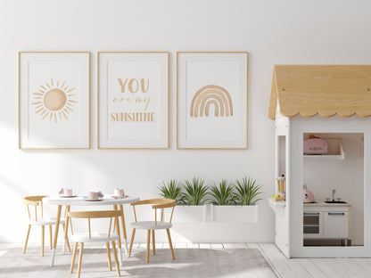 You are my Sunshine - Printable Wall Art - Instant Download